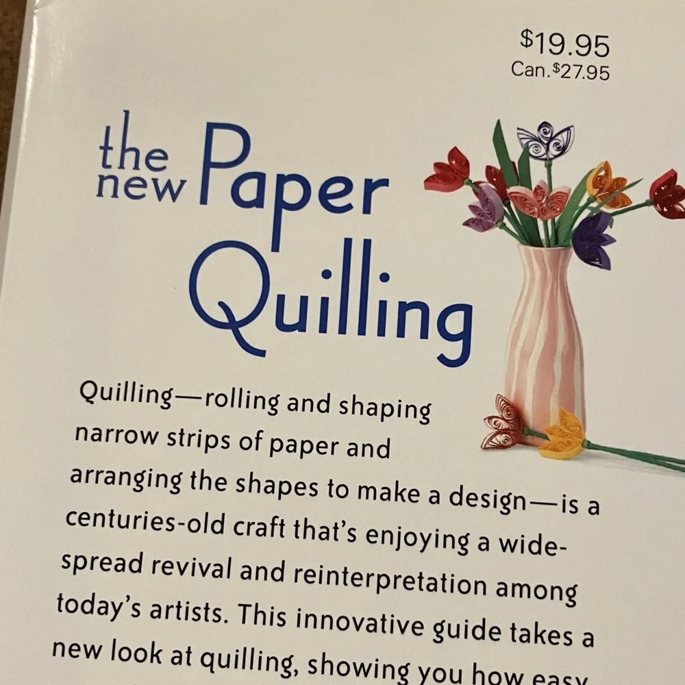 Vibrant Paper Quilling‎ Hardcover Guide 9”x10”